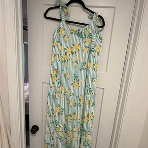 Draper James Floral Striped Sundress
